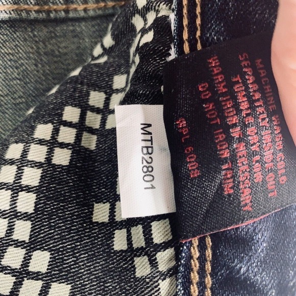 Hooey x Rock & Roll Denim Double Barrel Stackable Boot Leg Mens 30x32 NWT $88 - Picture 10 of 14